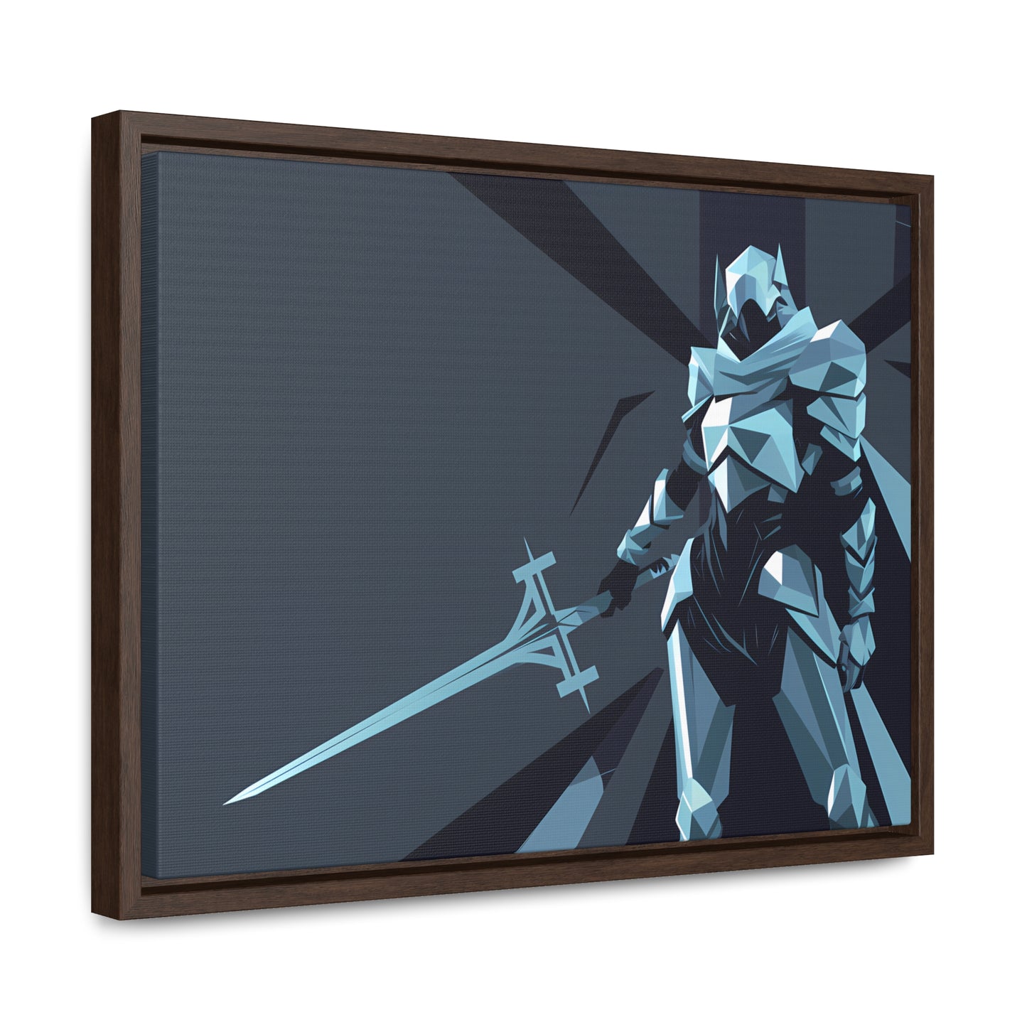 Knight of the Shattered Realm - Gallery Canvas Wraps, Horizontal Frame