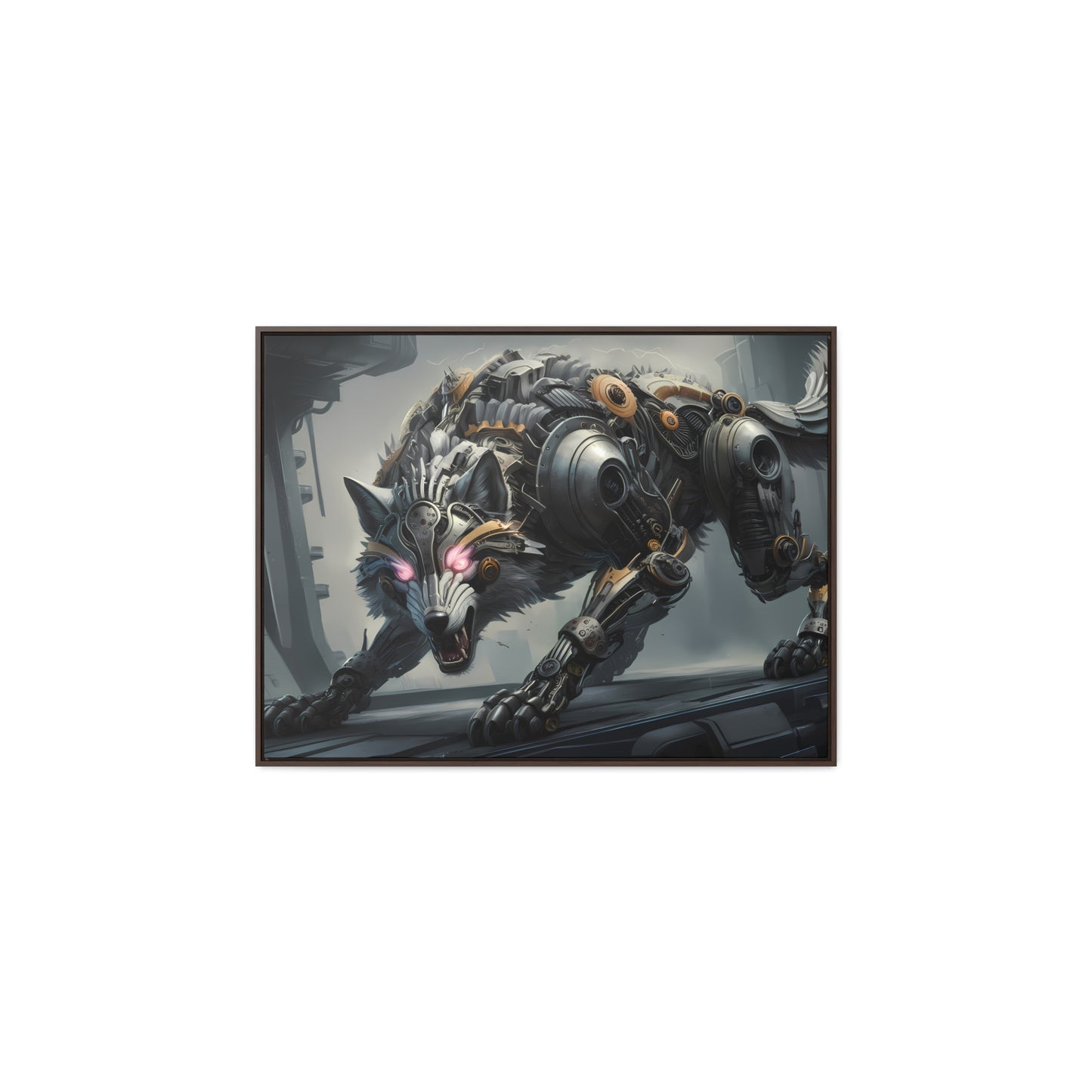 Cybernetic Alpha - Gallery Canvas Wraps, Horizontal Frame