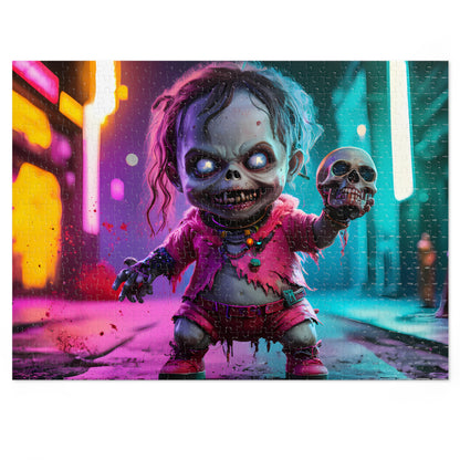 Neon Nightmare: The Doll of Doom - Jigsaw Puzzle (30, 110, 252, 500,1000-Piece)