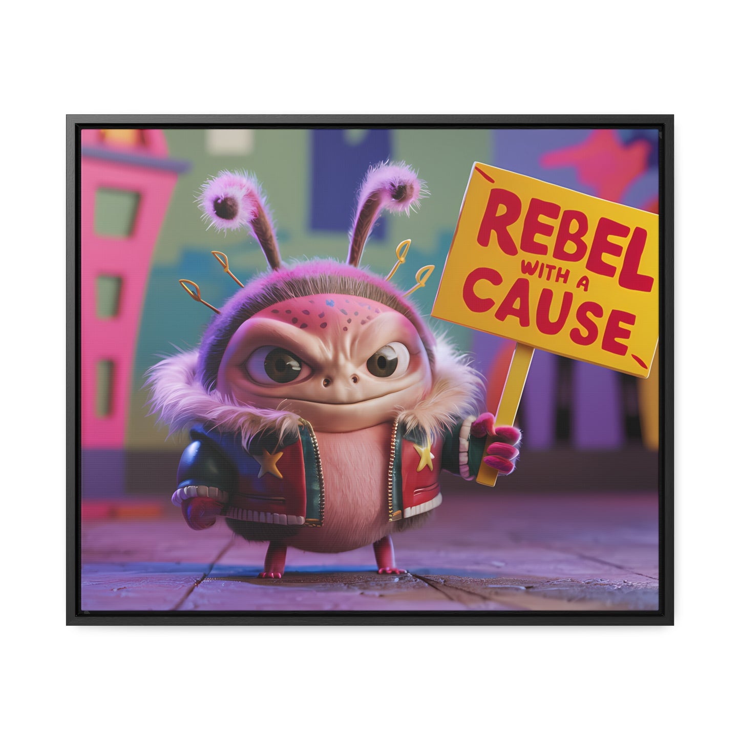 Rebel with a Cause - Gallery Canvas Wraps, Horizontal Frame