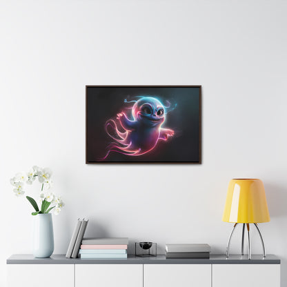 Neon Ghostling - Gallery Canvas Wraps, Horizontal Frame