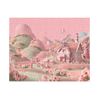 Whimsical Pastel Meadows - Jigsaw Puzzle (30, 110, 252, 500,1000-Piece)