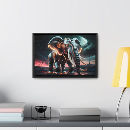 "Clockwork Titan" - Gallery Canvas Wraps, Horizontal Frame