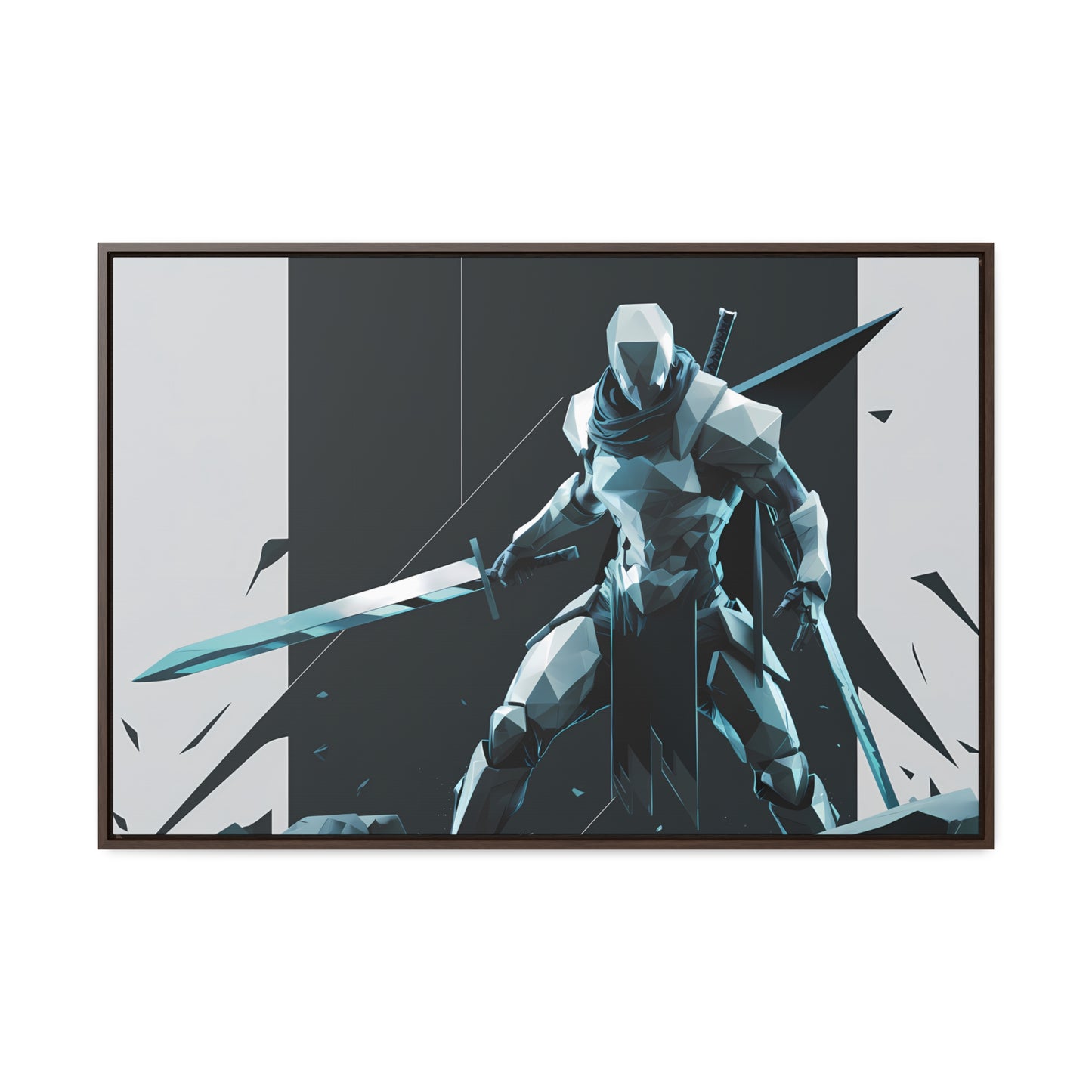 Blade of the Shattered Realm - Gallery Canvas Wraps, Horizontal Frame