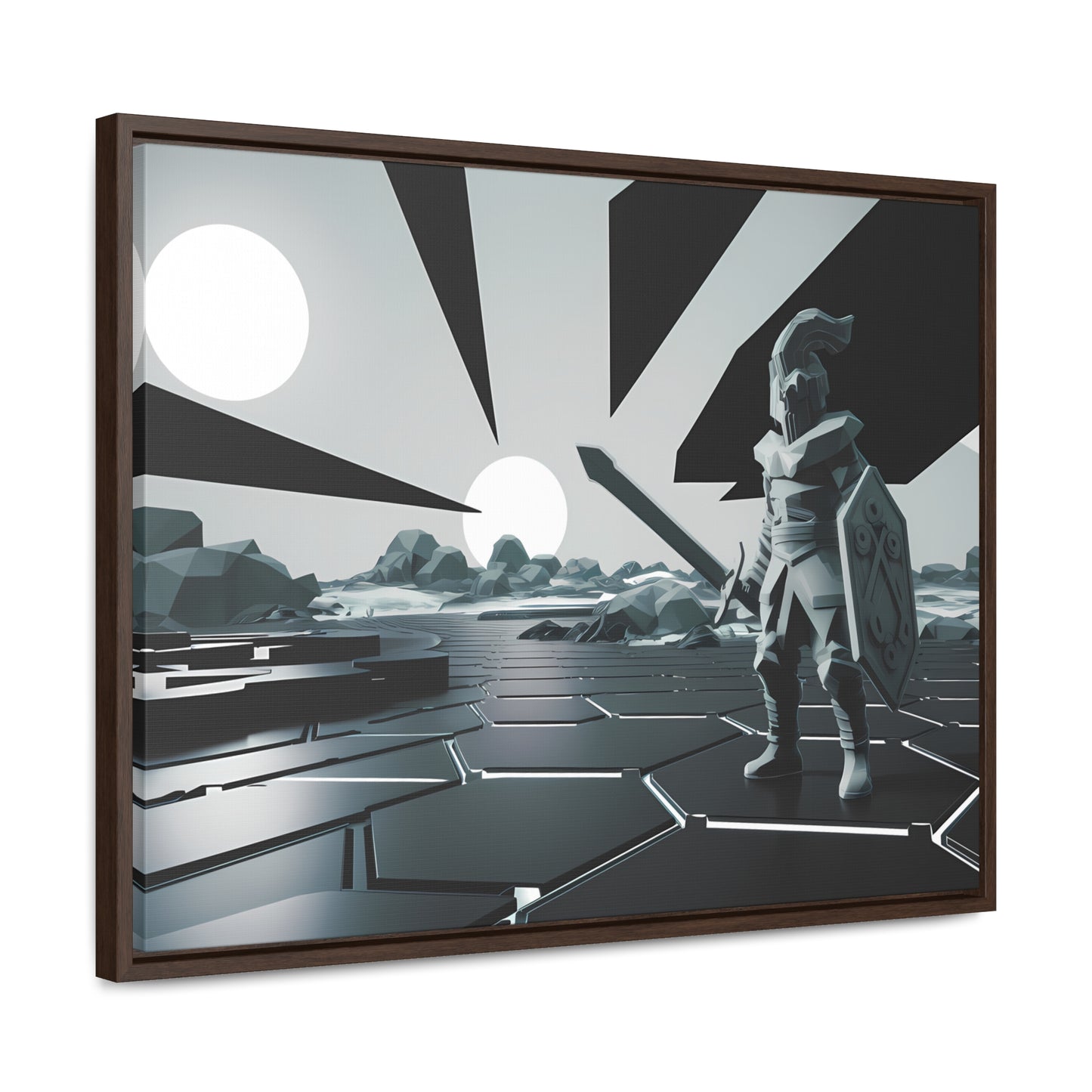 Guardian of the Twin Suns - Gallery Canvas Wraps, Horizontal Frame