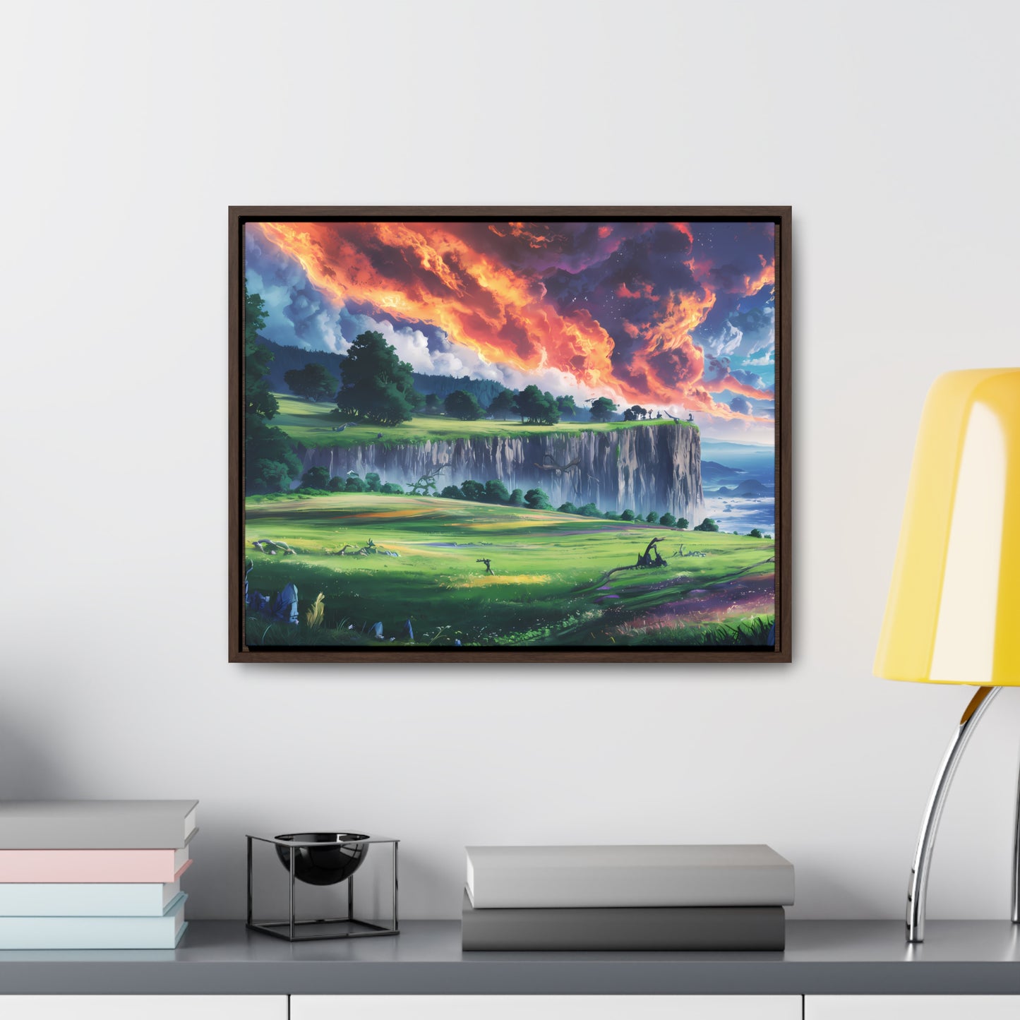 Edge of the Burning Sky - Gallery Canvas Wraps, Horizontal Frame