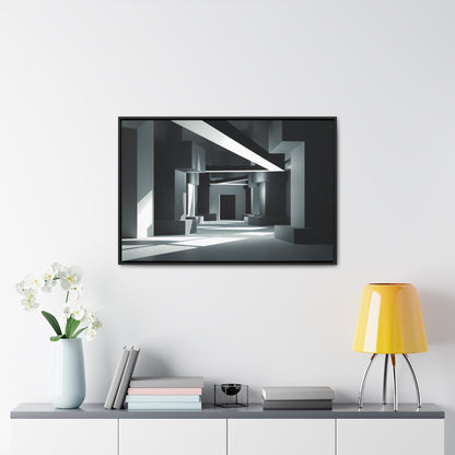 Echoes of Geometry - Gallery Canvas Wraps, Horizontal Frame