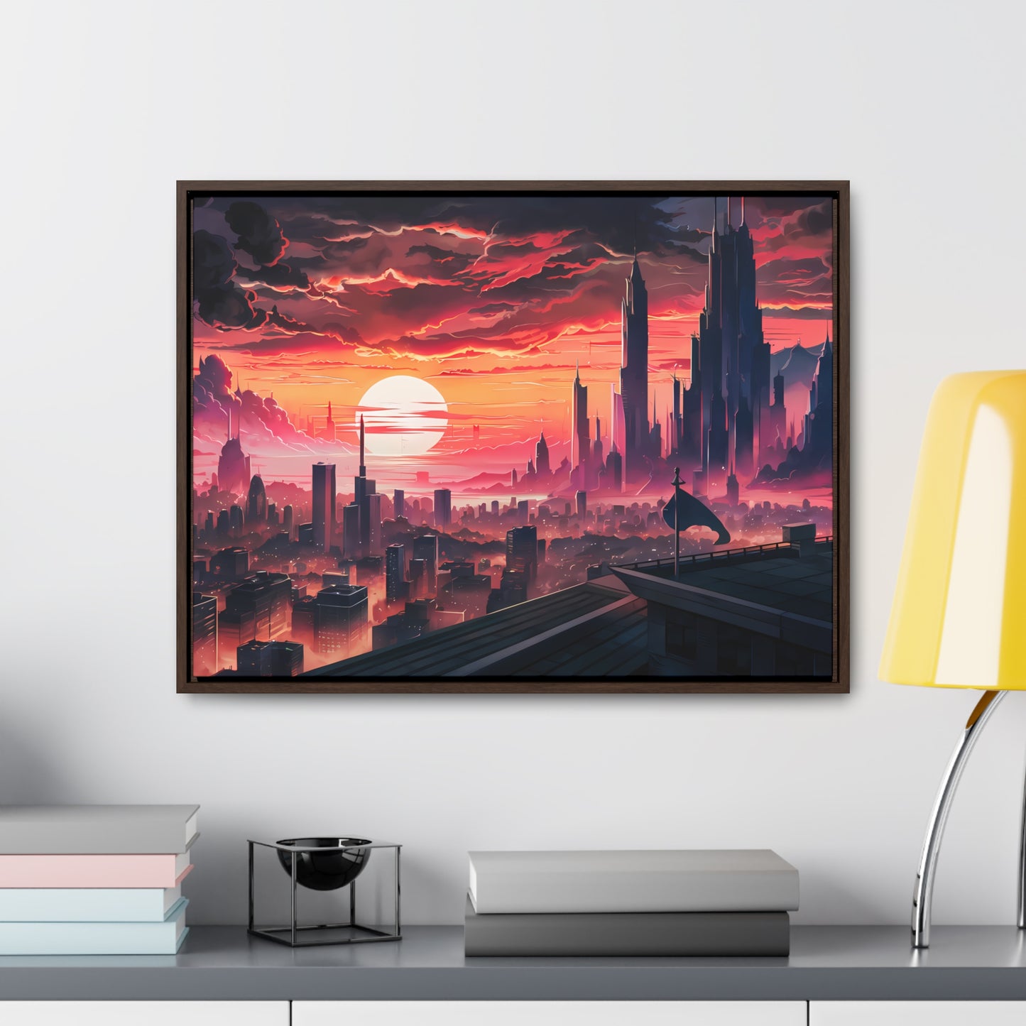 City of the Last Dawn - Gallery Canvas Wraps, Horizontal Frame