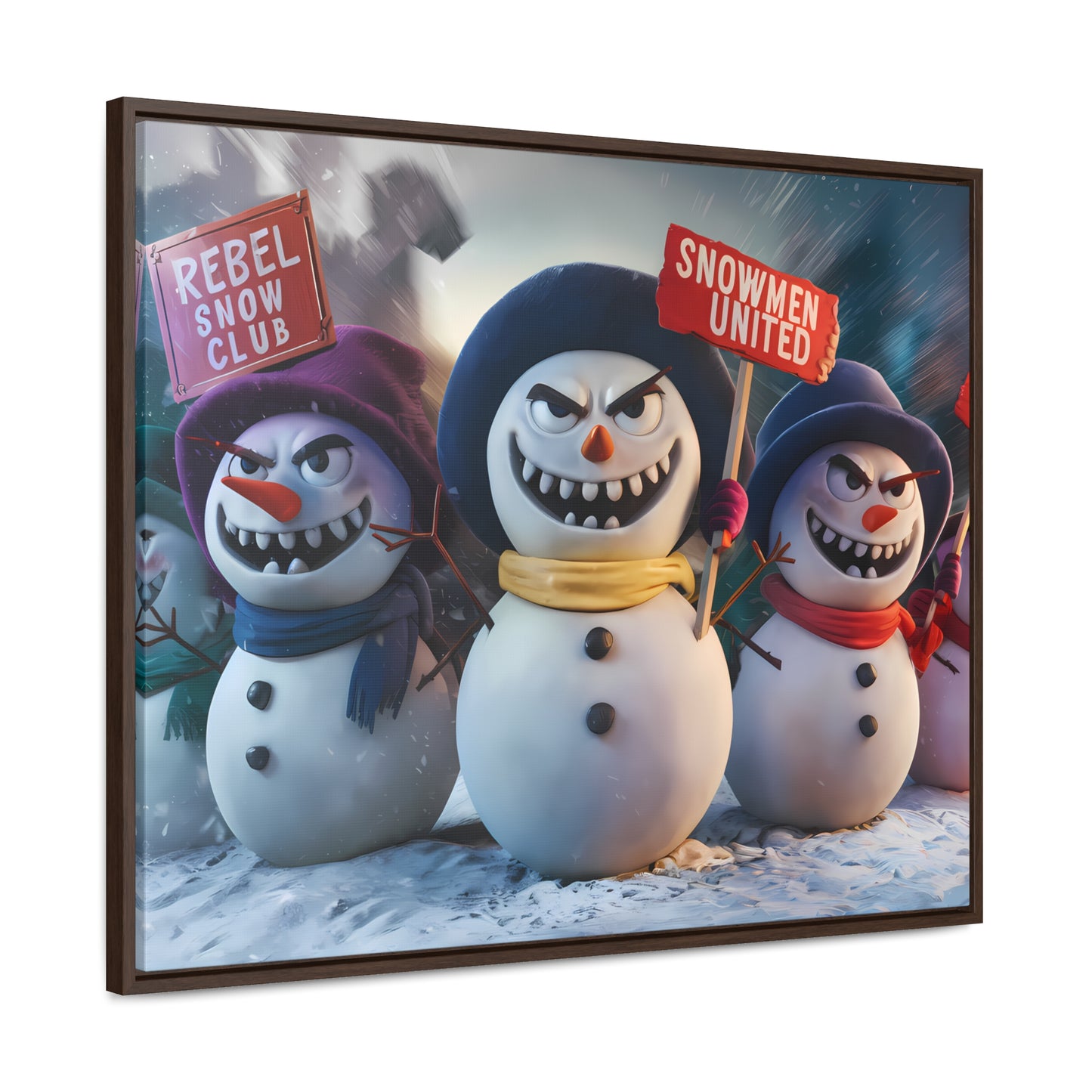 Frosty Revolt - Gallery Canvas Wraps, Horizontal Frame