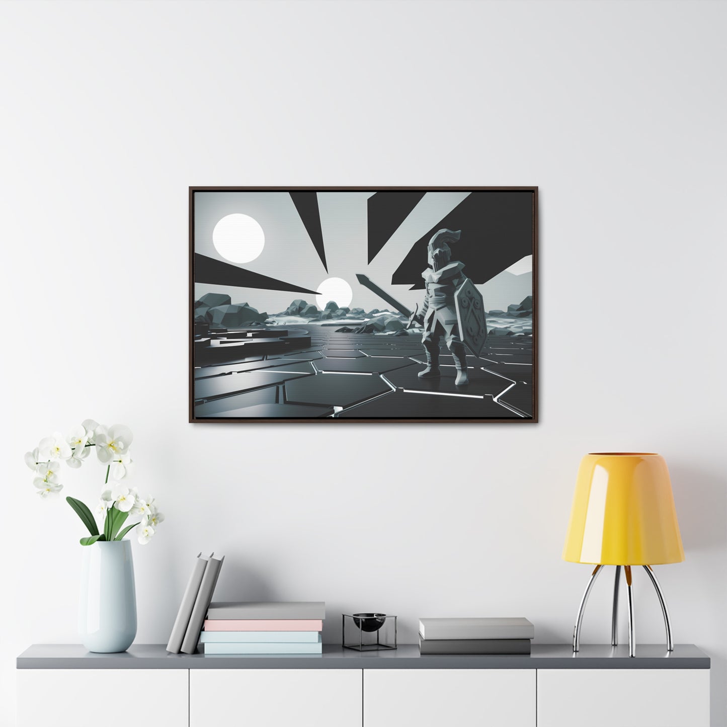 Guardian of the Twin Suns - Gallery Canvas Wraps, Horizontal Frame