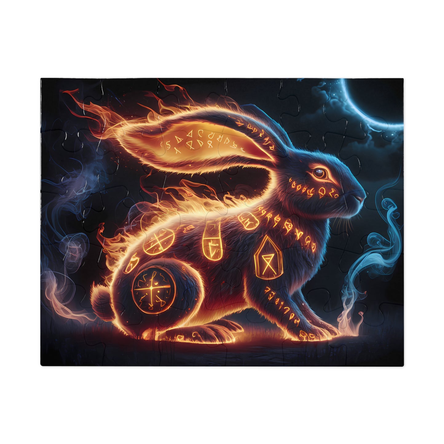 Runes of the Fire Hare - Jigsaw Puzzle (30, 110, 252, 500,1000-Piece)