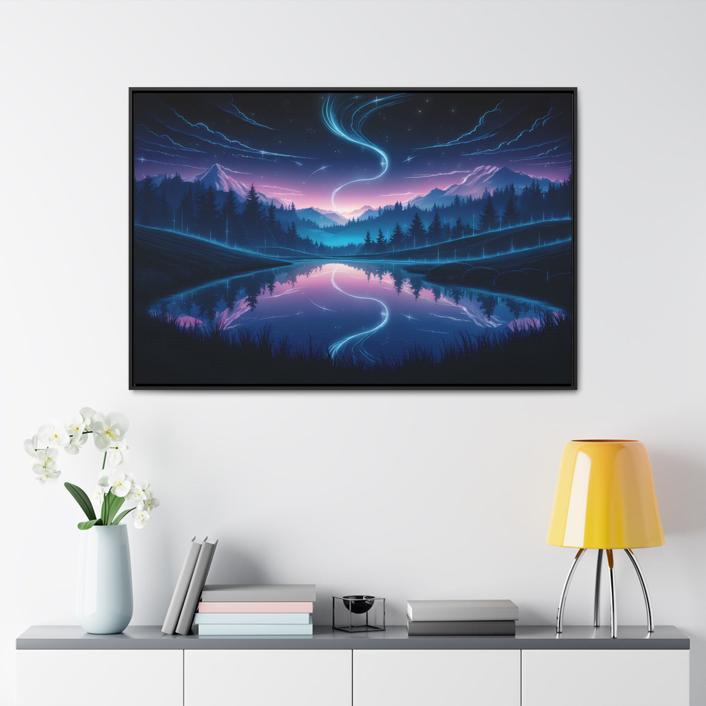 Celestial Reflection - Gallery Canvas Wraps, Horizontal Frame