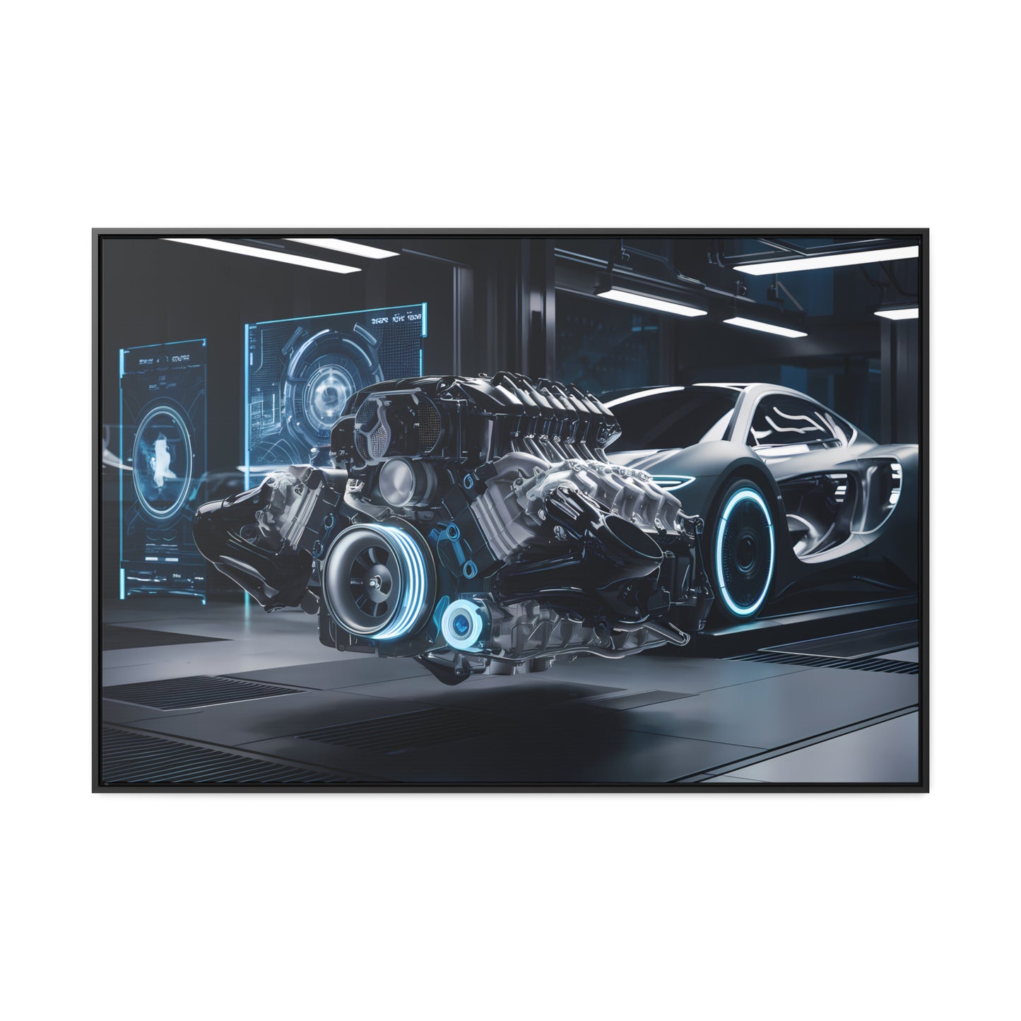 The Future of Automotive Engineering - Gallery Canvas Wraps, Horizontal Frame