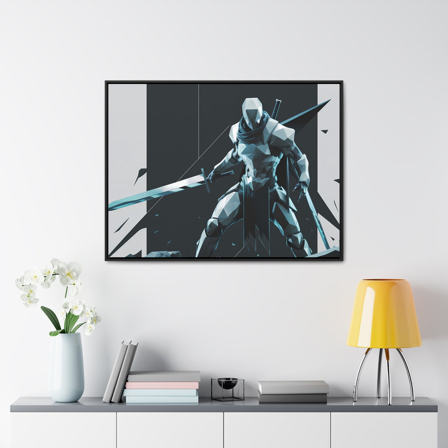 Blade of the Shattered Realm - Gallery Canvas Wraps, Horizontal Frame