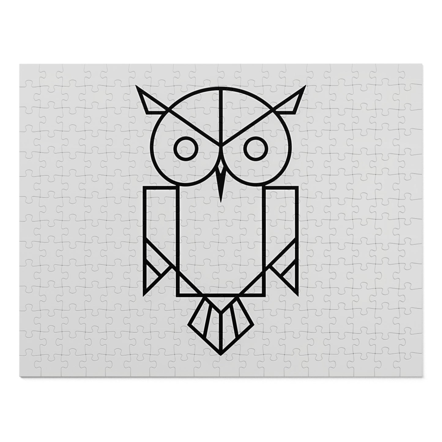 Geometric Owl Puzzle - Jigsaw Puzzle (30, 110, 252, 500,1000-Piece)