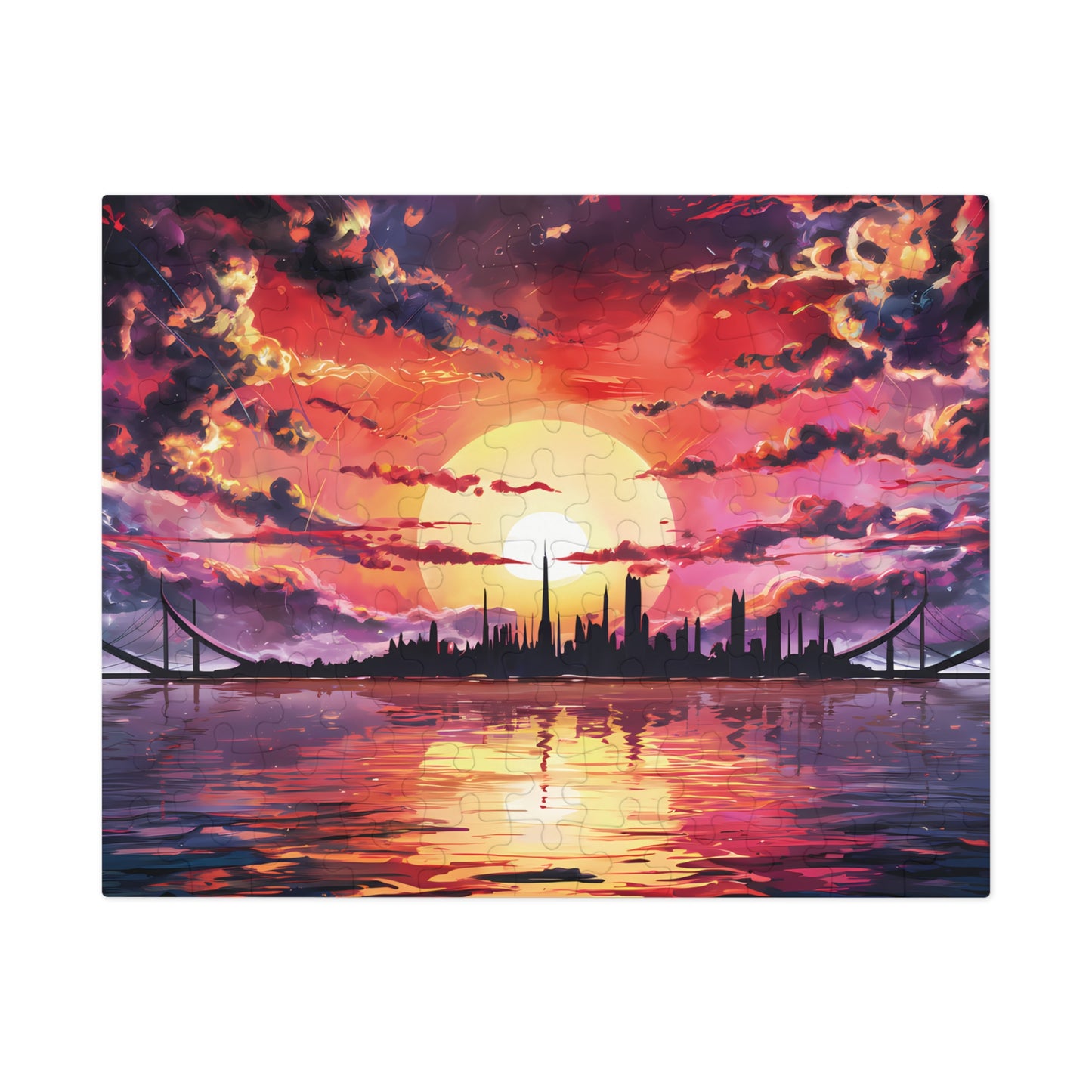 Anime Island City - Jigsaw Puzzle (30, 110, 252, 500,1000-Piece)