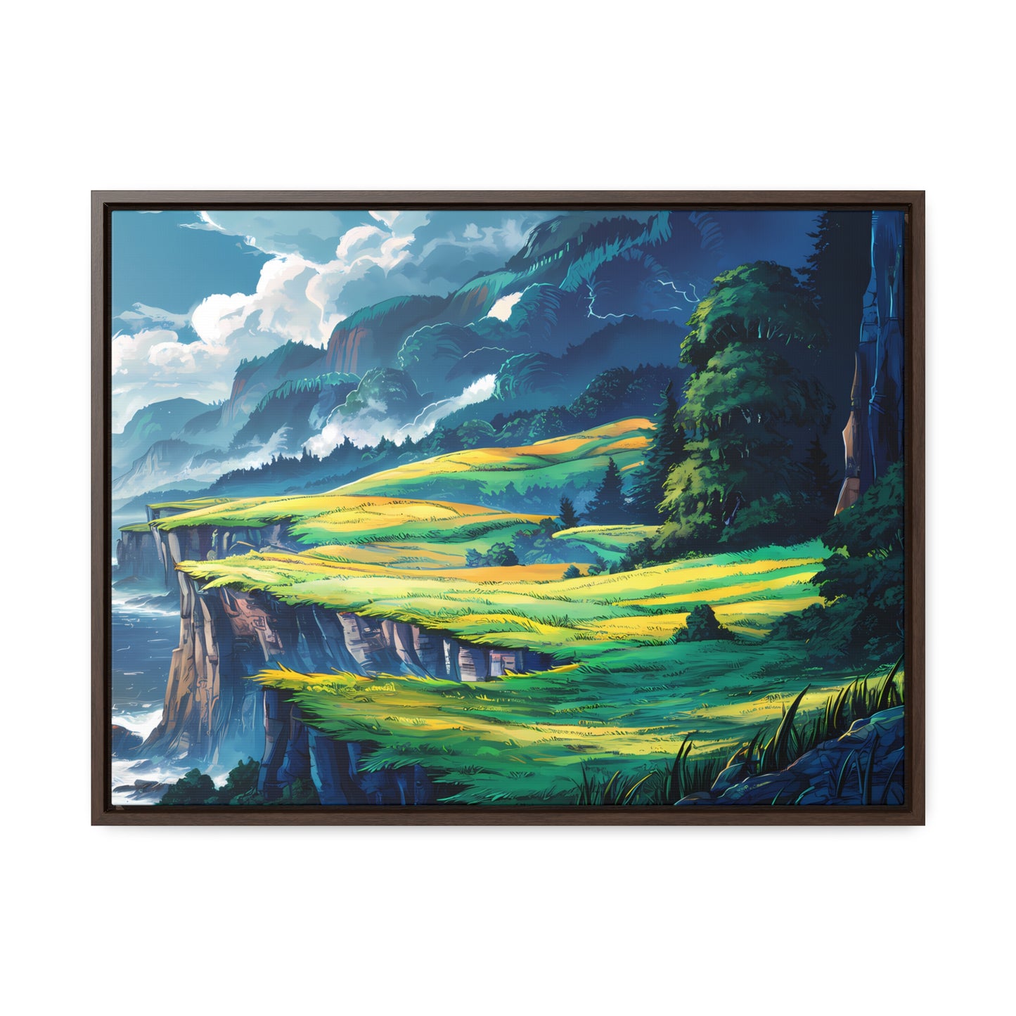 Edge of the Wild Coast - Gallery Canvas Wraps, Horizontal Frame