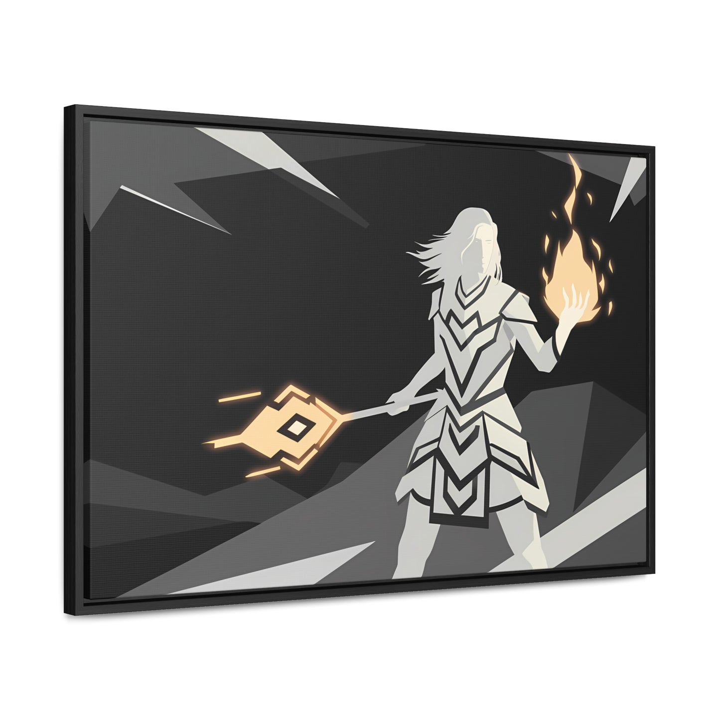 Ethereal Flamebearer - Gallery Canvas Wraps, Horizontal Frame