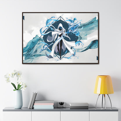 Ethereal Sentinel of the Tides - Gallery Canvas Wraps, Horizontal Frame