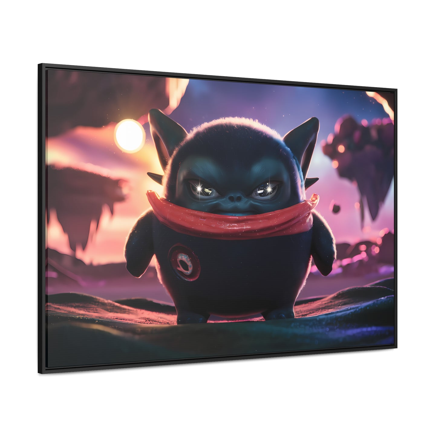 "Guardian of the Floating Isles" - Gallery Canvas Wraps, Horizontal Frame