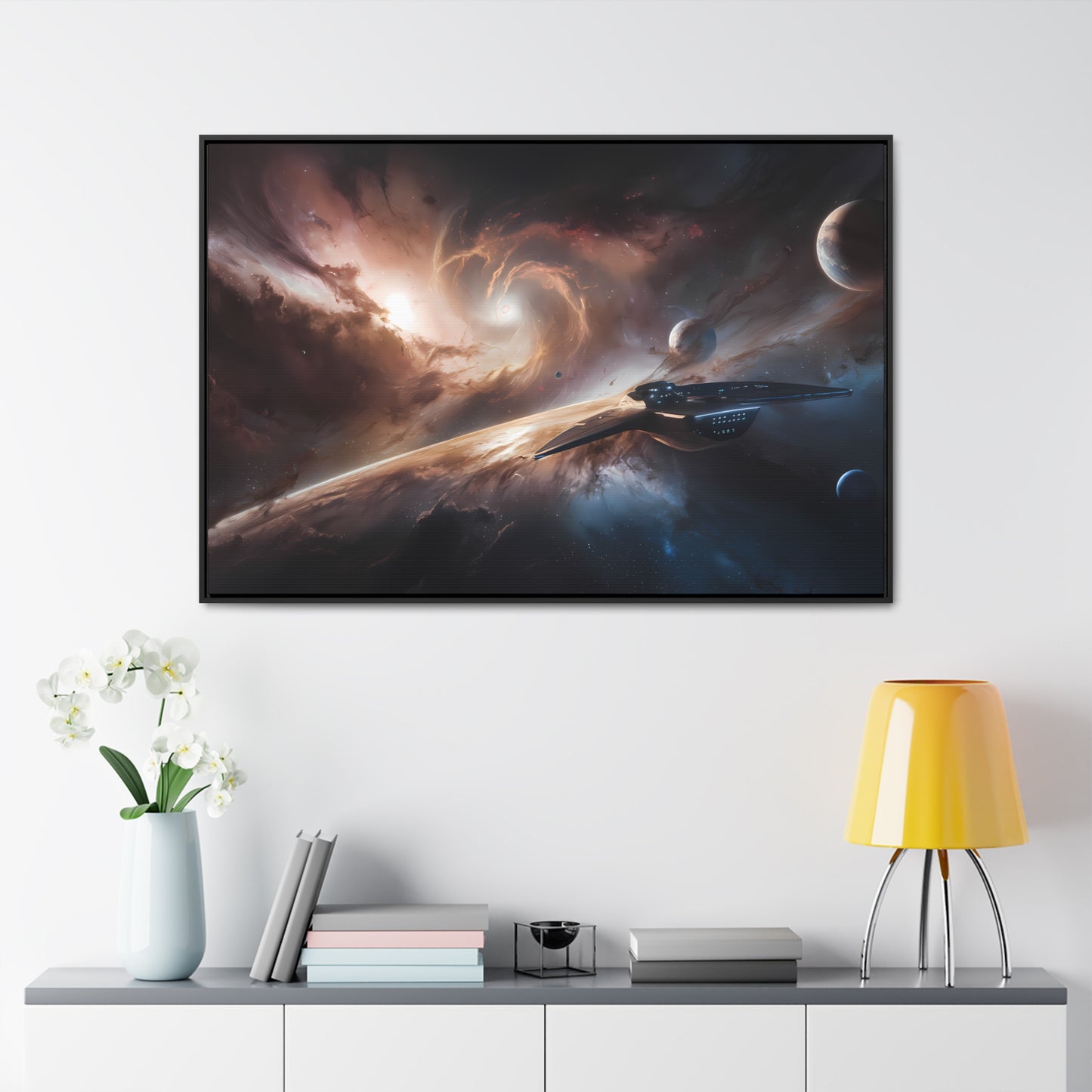 Voyage Through the Maelstrom of Stars - Gallery Canvas Wraps, Horizontal Frame