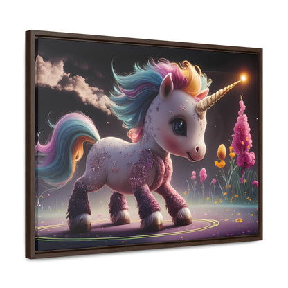 "Twilight Spark of the Enchanted Meadow" - Gallery Canvas Wraps, Horizontal Frame