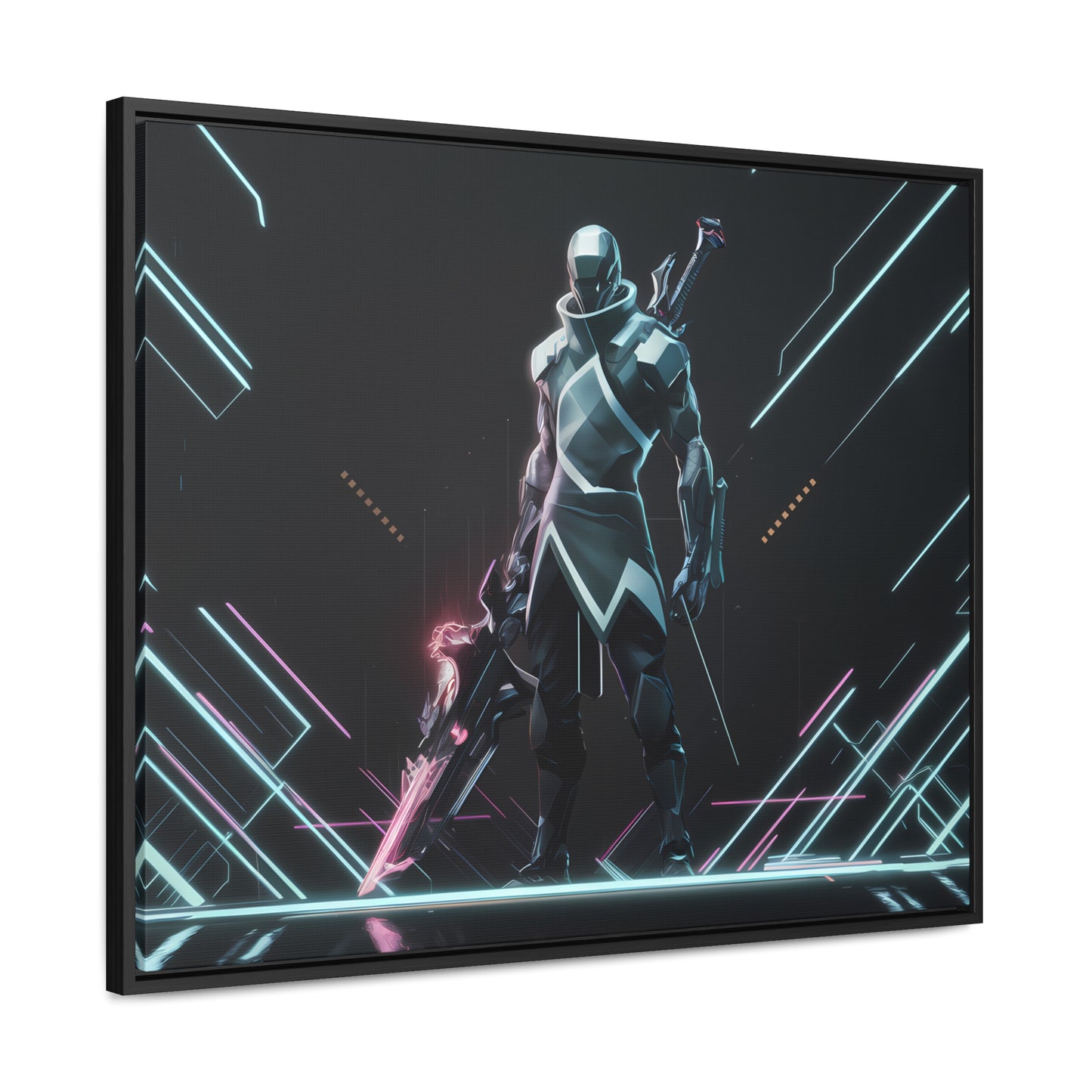 Cybernetic Vanguard - Gallery Canvas Wraps, Horizontal Frame