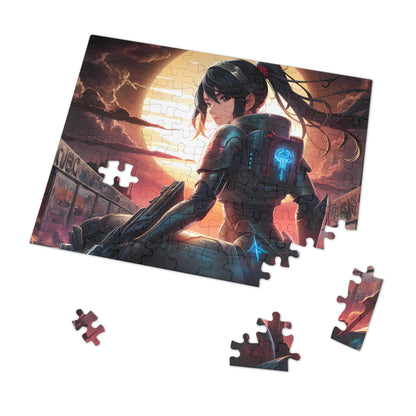 Shadow of the Cyber Dawn - Jigsaw Puzzle (30, 110, 252, 500,1000-Piece)