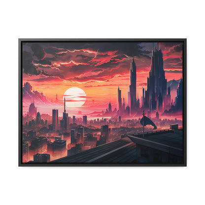 City of the Last Dawn - Gallery Canvas Wraps, Horizontal Frame