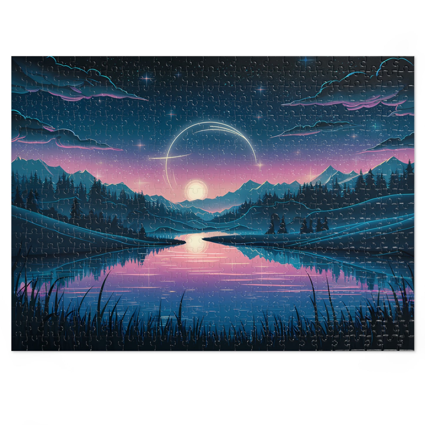 Ethereal Moonrise - Jigsaw Puzzle (30, 110, 252, 500,1000-Piece)