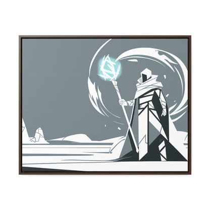 Mage of the Frozen Wastes - Gallery Canvas Wraps, Horizontal Frame