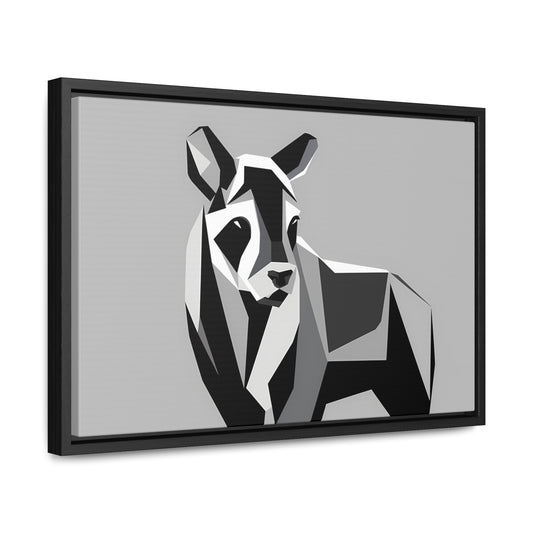 Monochrome Geometry - Gallery Canvas Wraps, Horizontal Frame