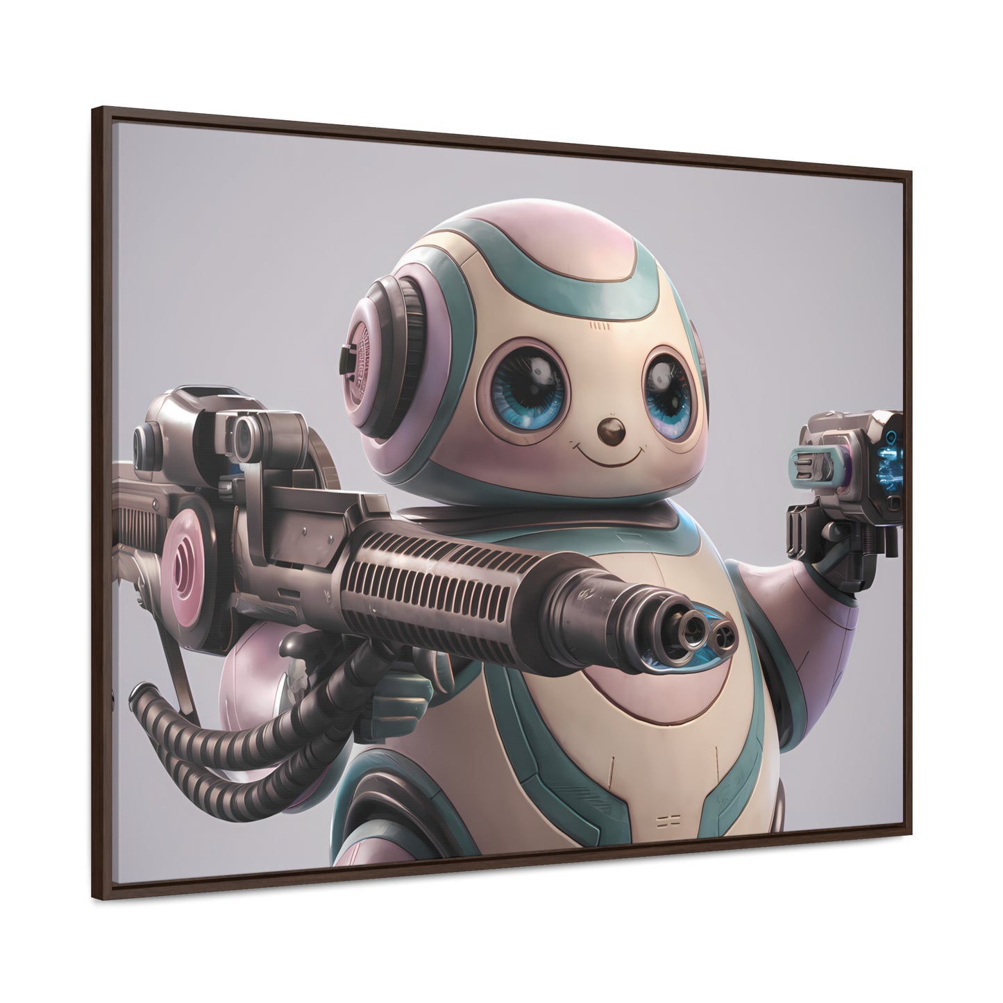 "Adorable Defender" - Gallery Canvas Wraps, Horizontal Frame