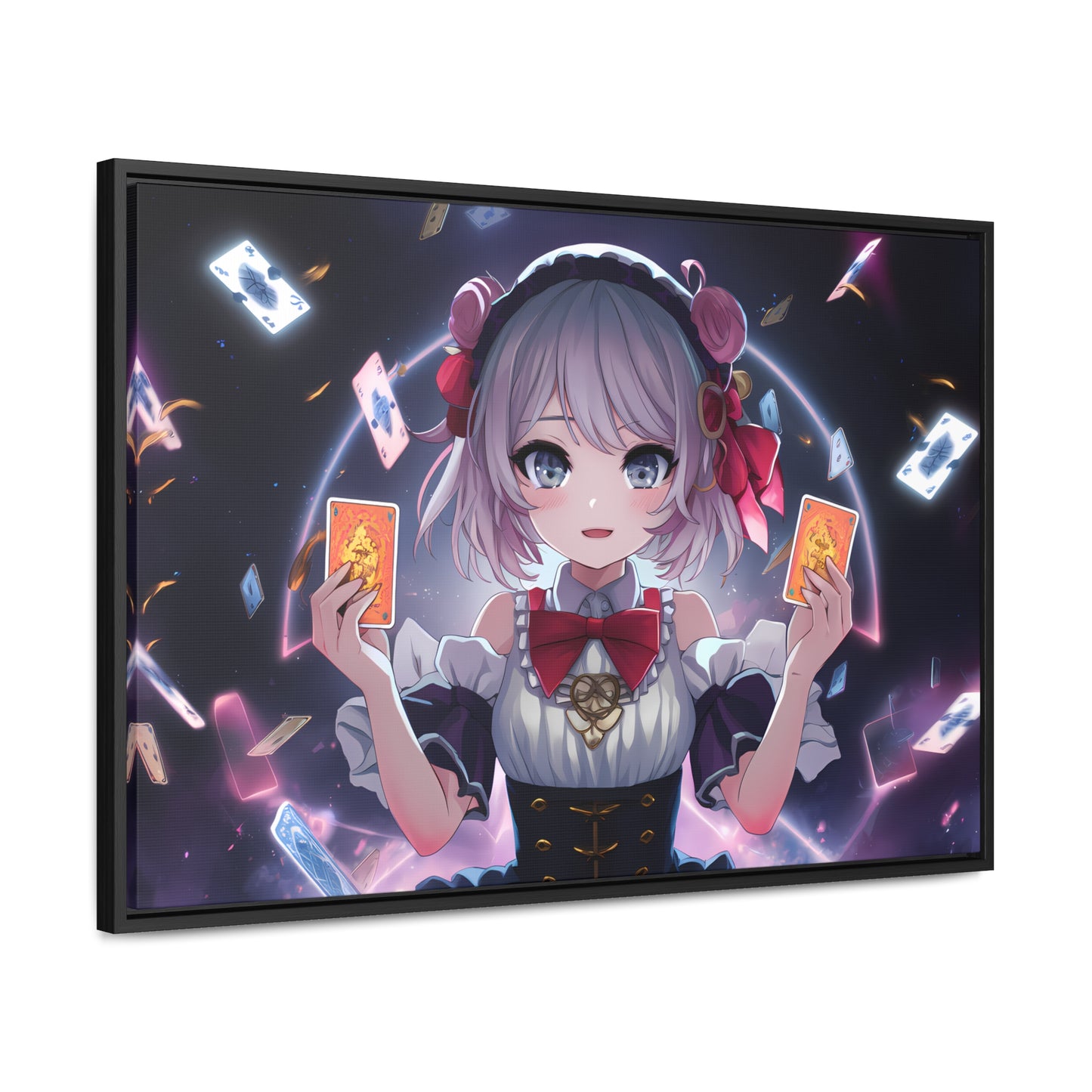 "Arcane Card Mastery" - Gallery Canvas Wraps, Horizontal Frame