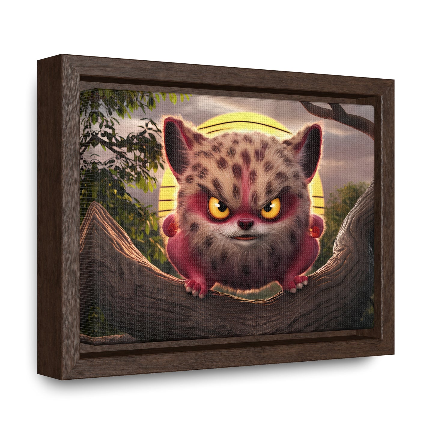 Guardian of the Sunset Forest - Gallery Canvas Wraps, Horizontal Frame