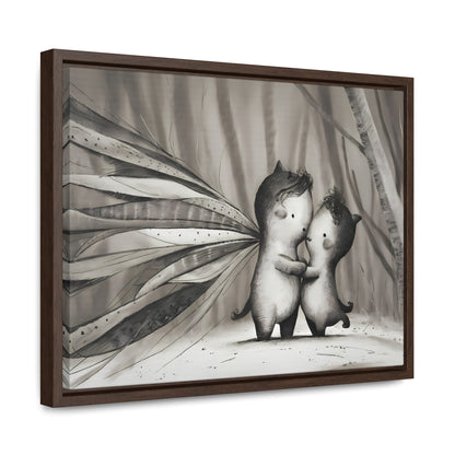 Whispers of the Forest - Gallery Canvas Wraps, Horizontal Frame