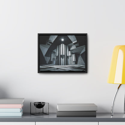 The Geometry of Shadows - Gallery Canvas Wraps, Horizontal Frame