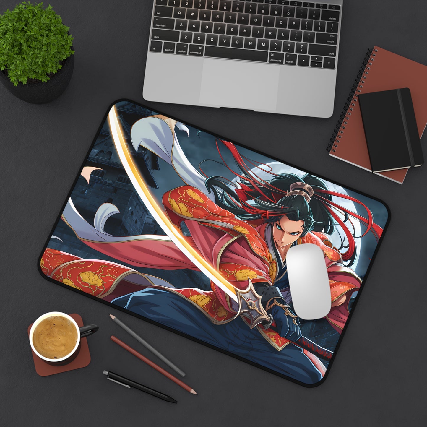 Blade of the Crimson Samurai - Desk Mat