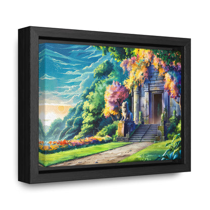 Sanctuary of the Forgotten Dawn - Gallery Canvas Wraps, Horizontal Frame