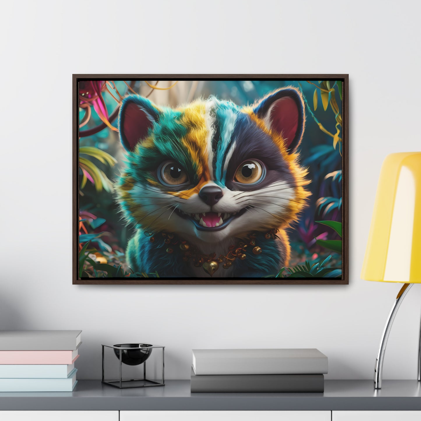 Jungle Mischief - Gallery Canvas Wraps, Horizontal Frame