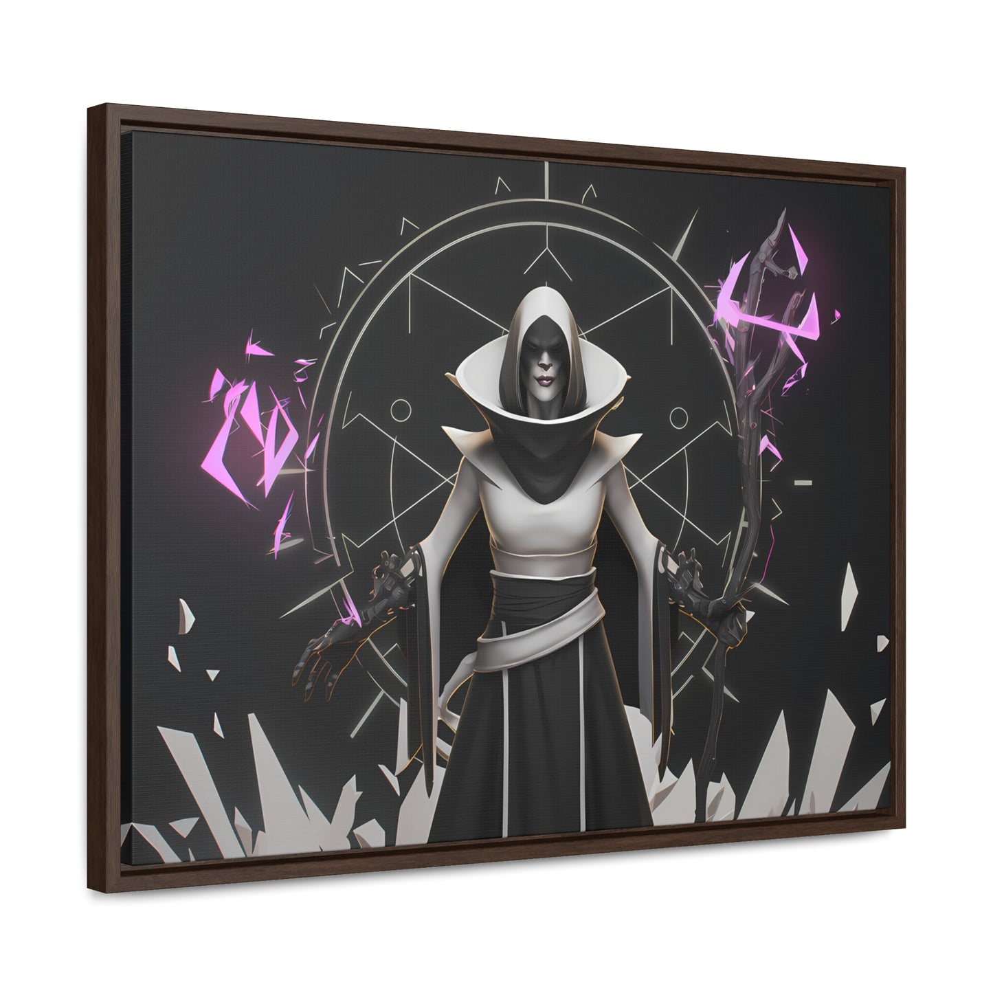 Veil of the Arcane Wraith - Gallery Canvas Wraps, Horizontal Frame