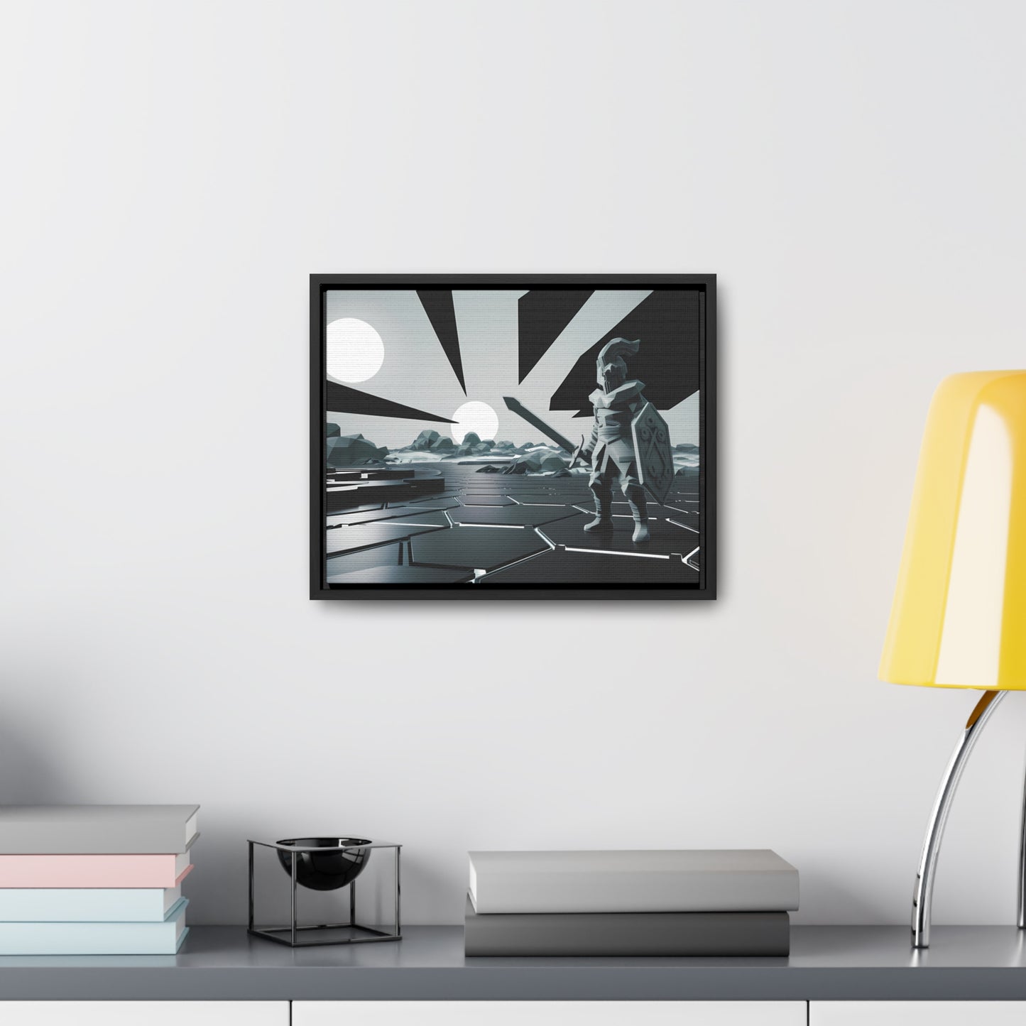 Guardian of the Twin Suns - Gallery Canvas Wraps, Horizontal Frame