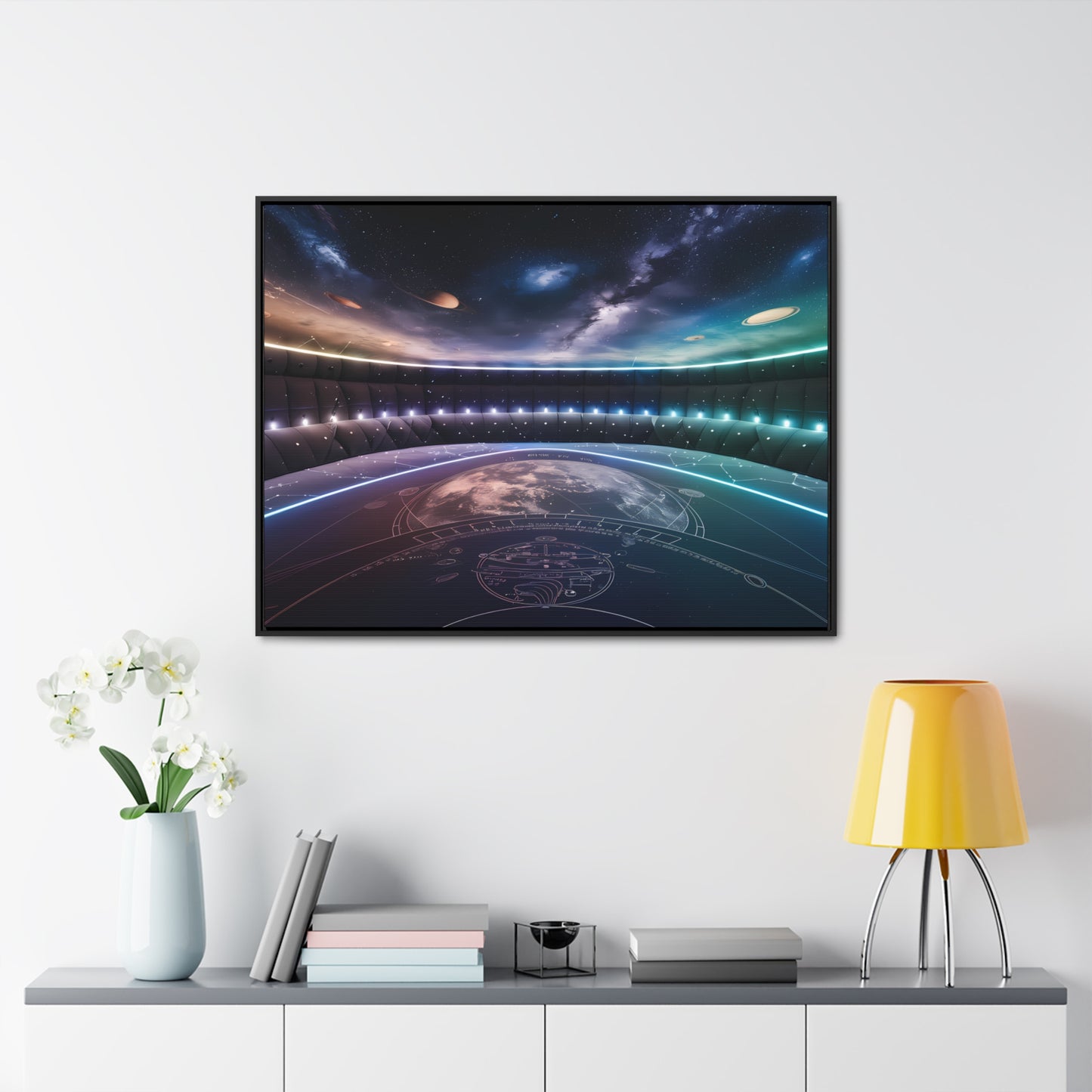 Stellar Observatory Nexus - Gallery Canvas Wraps, Horizontal Frame