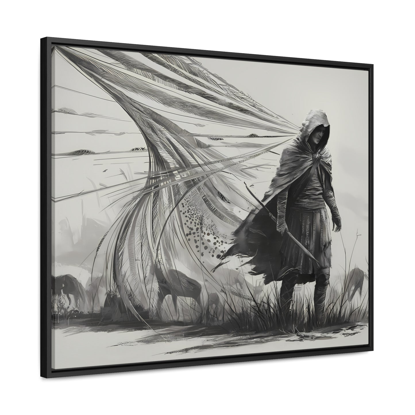 Whispers of the Windwalker - Gallery Canvas Wraps, Horizontal Frame