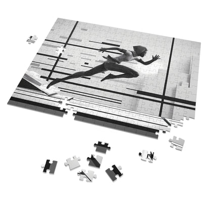 "Velocity in the Digital Realm" - Jigsaw Puzzle (30, 110, 252, 500,1000-Piece)