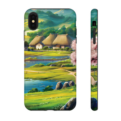 Idyllic Anime Village - Smartphone Tough Cases