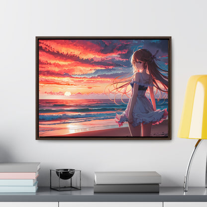 Sunset Reverie - Gallery Canvas Wraps, Horizontal Frame