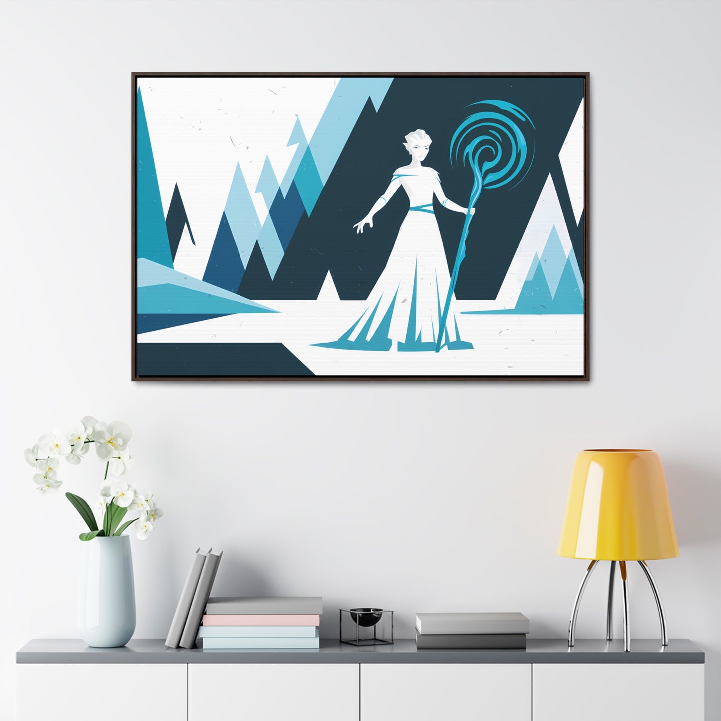 Winter's Embrace - Gallery Canvas Wraps, Horizontal Frame