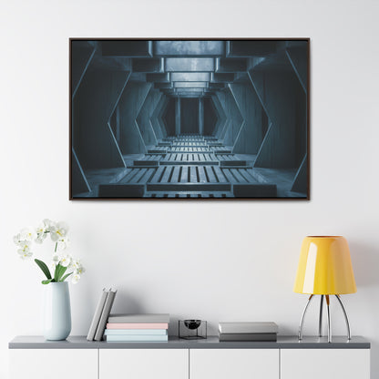 Echoes of the Forgotten Passage - Gallery Canvas Wraps, Horizontal Frame