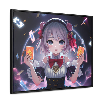 "Arcane Card Mastery" - Gallery Canvas Wraps, Horizontal Frame